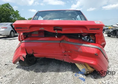 1992 Mercury Capri Xr2 from USA, damaged, VIN 6MPCT0360N8605318